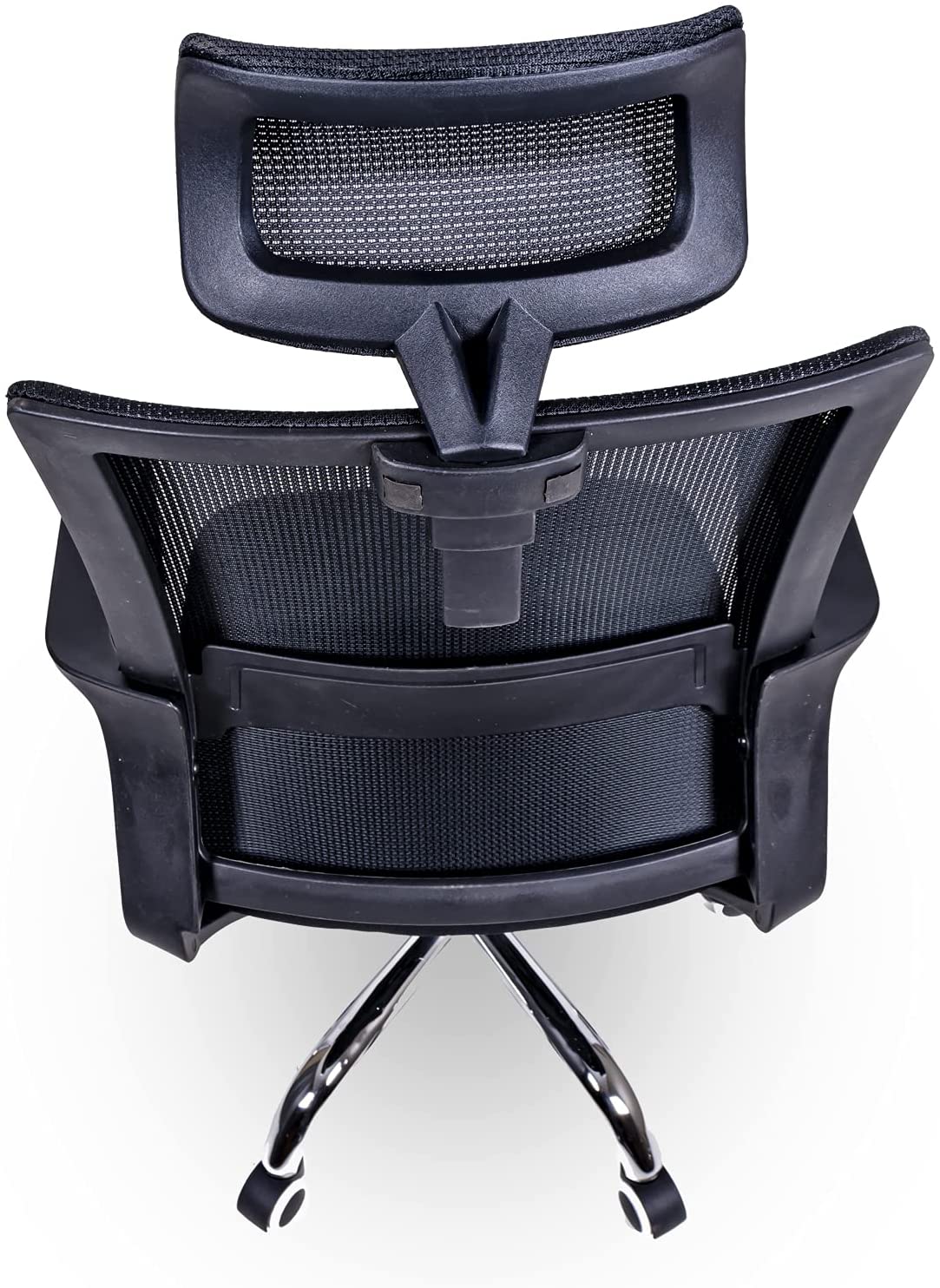 US OFFICE ELEMENTS Ergonomic Office Chair: Head Rest & Lumbar Support